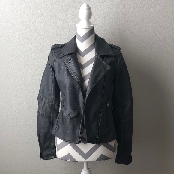 Blank NYC Jackets & Blazers - Blank NYC Faux Leather Moto Jacket